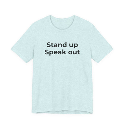 Anti-Bullying and Domestic Violence Awareness T-Shirt for Support and Advocacy - Wear What You Stand For Products