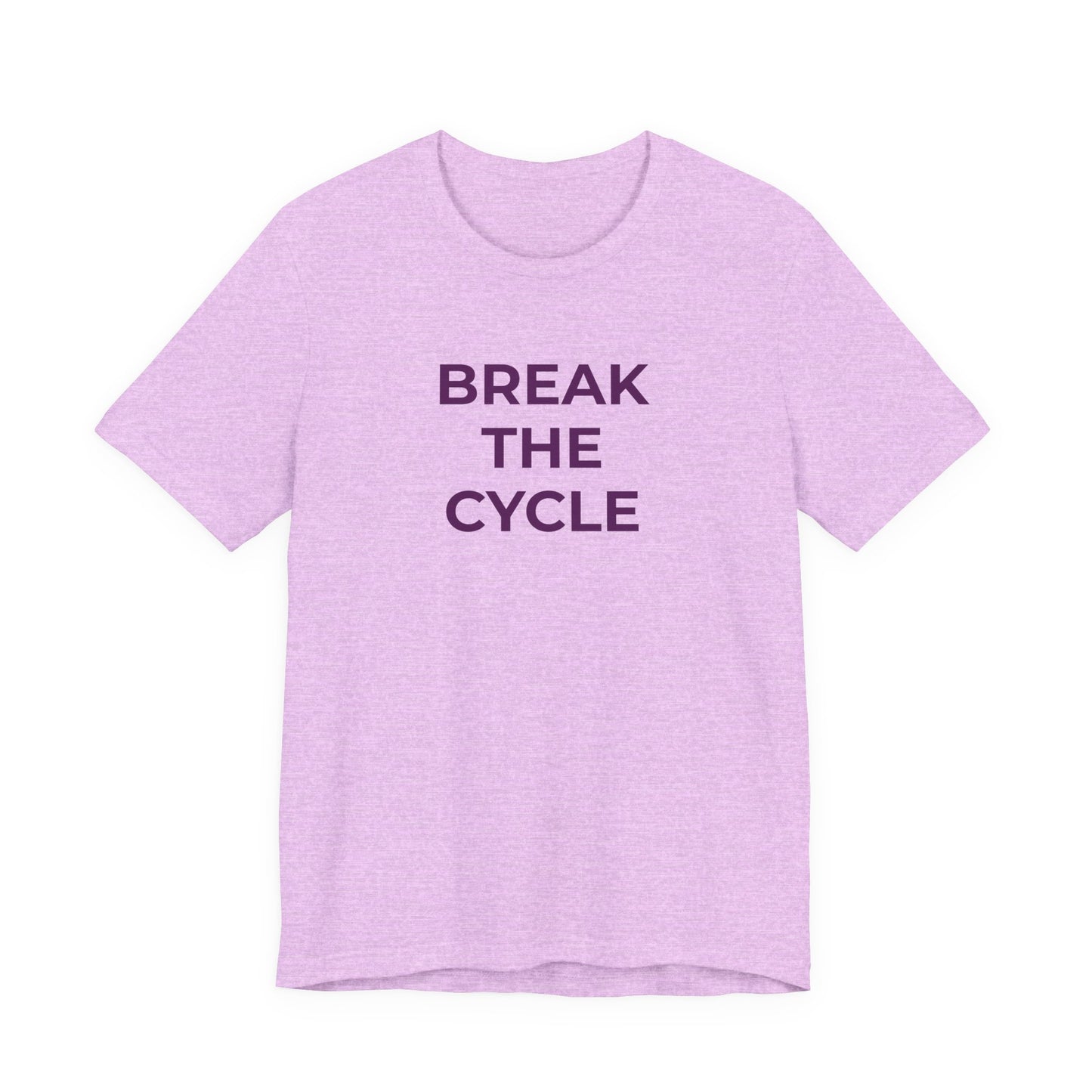 Domestic Violence T-Shirt Break the Cycle - Wear What You Stand For Products