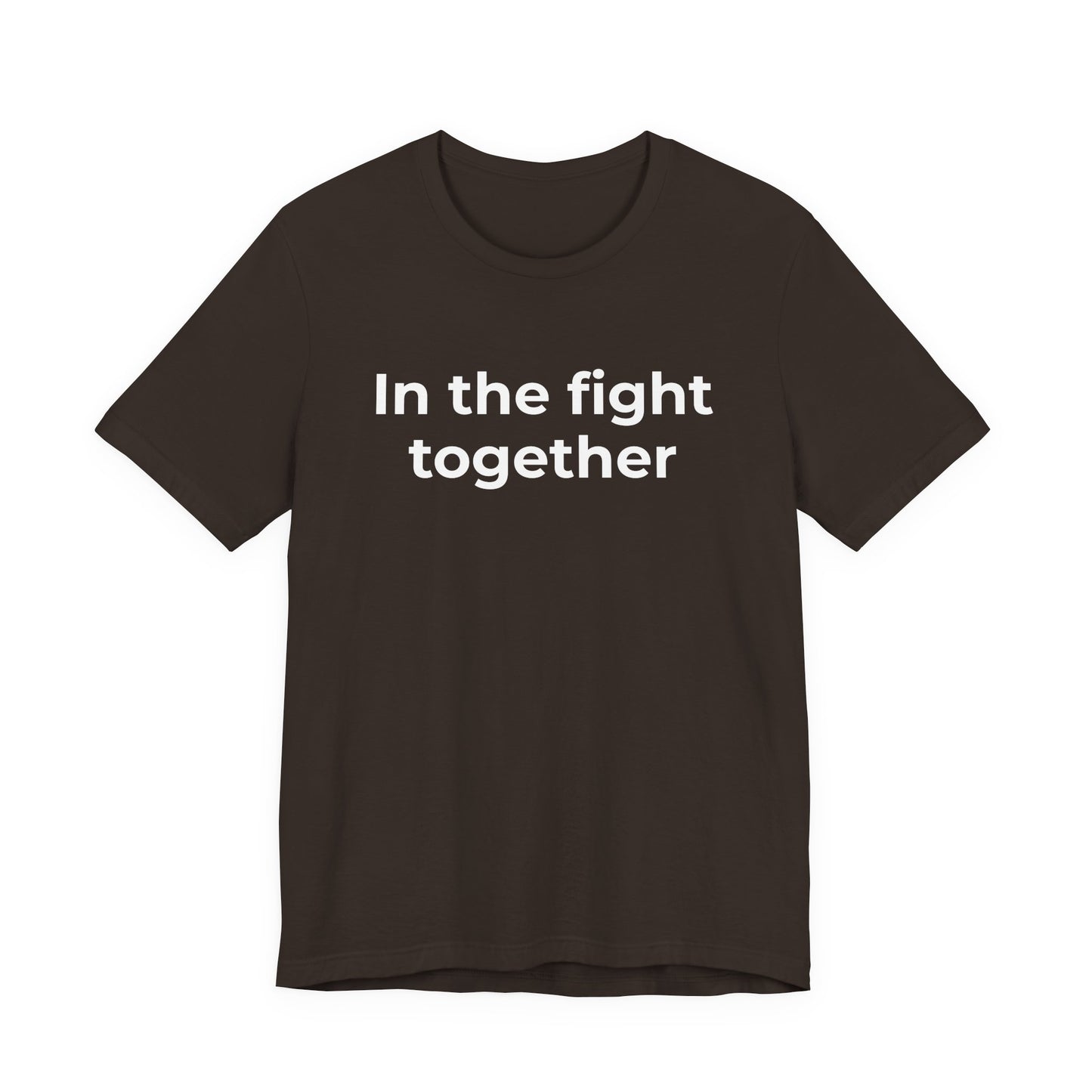 Cancer T-Shirt In the Fight Together - Wear What You Stand For Products
