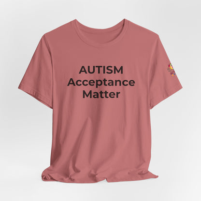 "Autism T-Shirt Acceptance Matters Shirt Support the Spectrum - Wear What You Stand For Products"