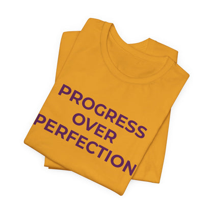 Addiction T-Shirt - Progress over Perfection - Wear What You Stand For Products