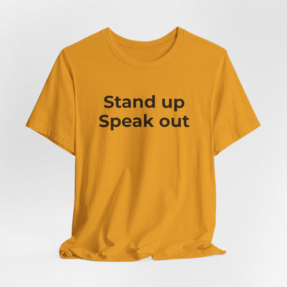 Anti-Bullying and Domestic Violence Awareness T-Shirt for Support and Advocacy - Wear What You Stand For Products