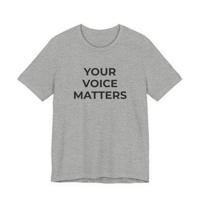 Domestic Violence T-Shirt Your Voice Matters - Wear What You Stand For Products