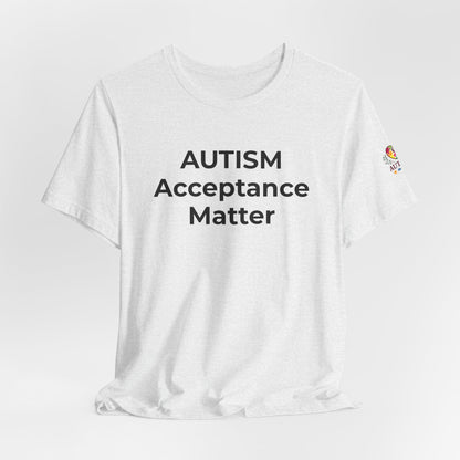 "Autism T-Shirt Acceptance Matters Shirt Support the Spectrum - Wear What You Stand For Products"