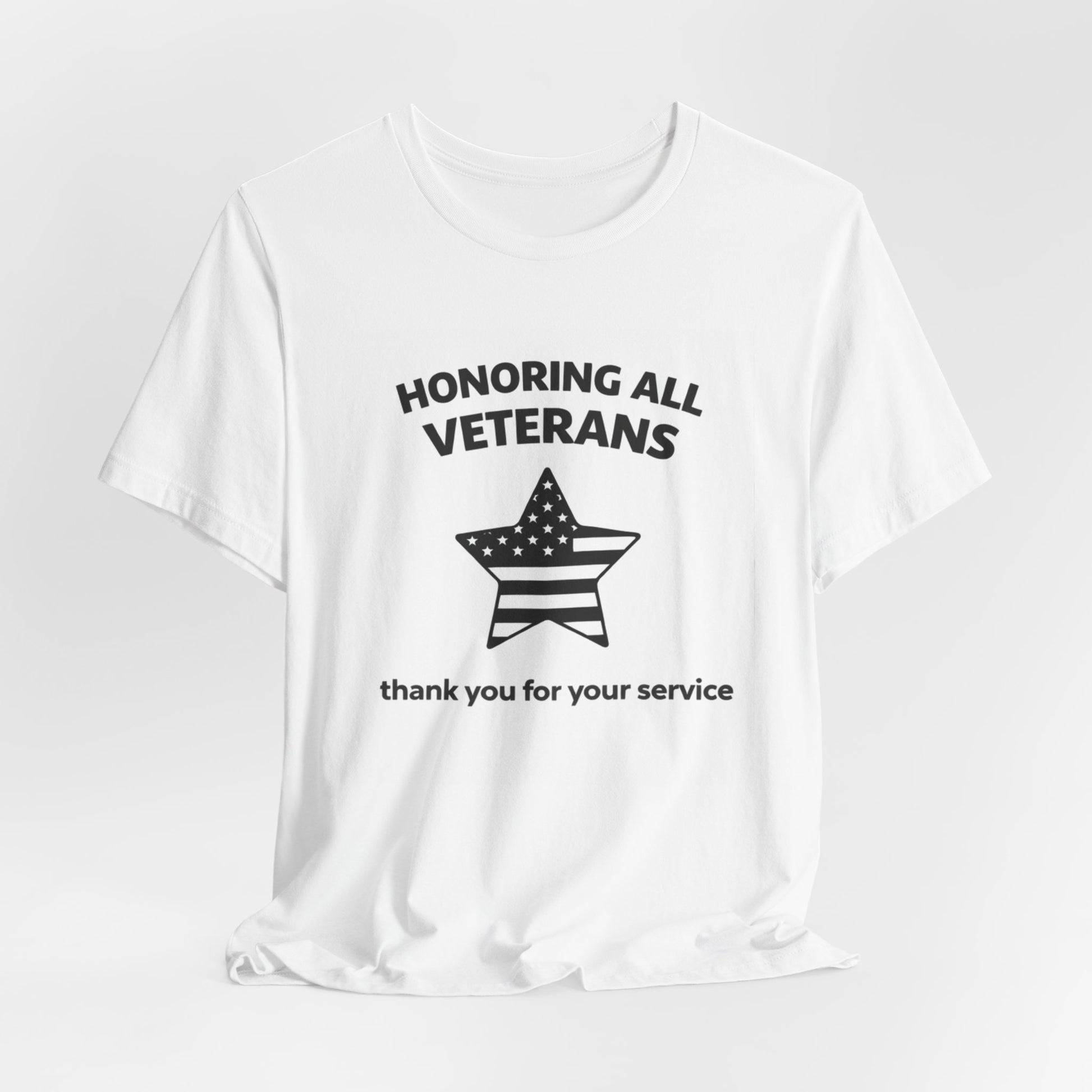 Veterans T-Shirt - Honoring All Veterans with Diagram - Wear What You Stand For Products