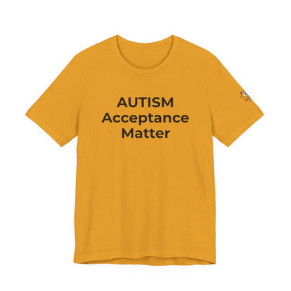 "Autism T-Shirt Acceptance Matters Shirt Support the Spectrum - Wear What You Stand For Products"