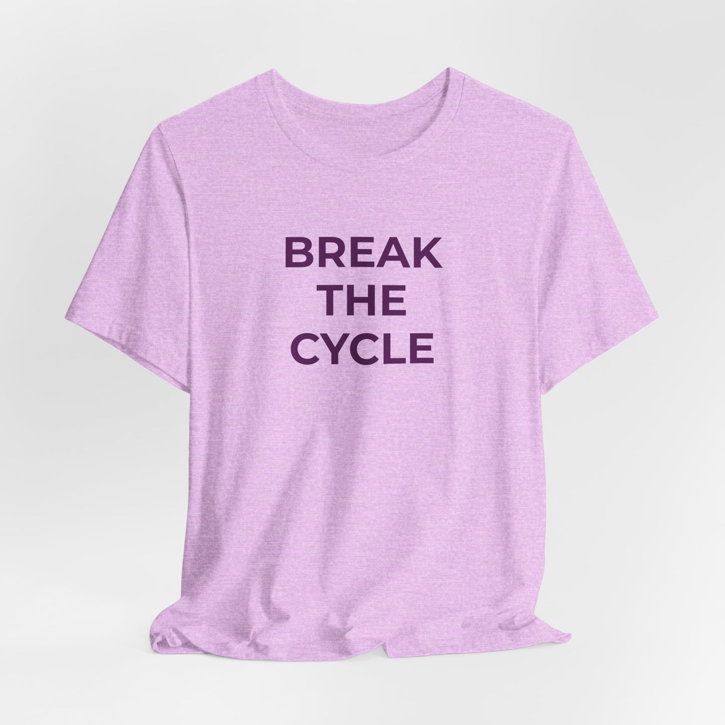 Domestic Violence T-Shirt Break the Cycle - Wear What You Stand For Products
