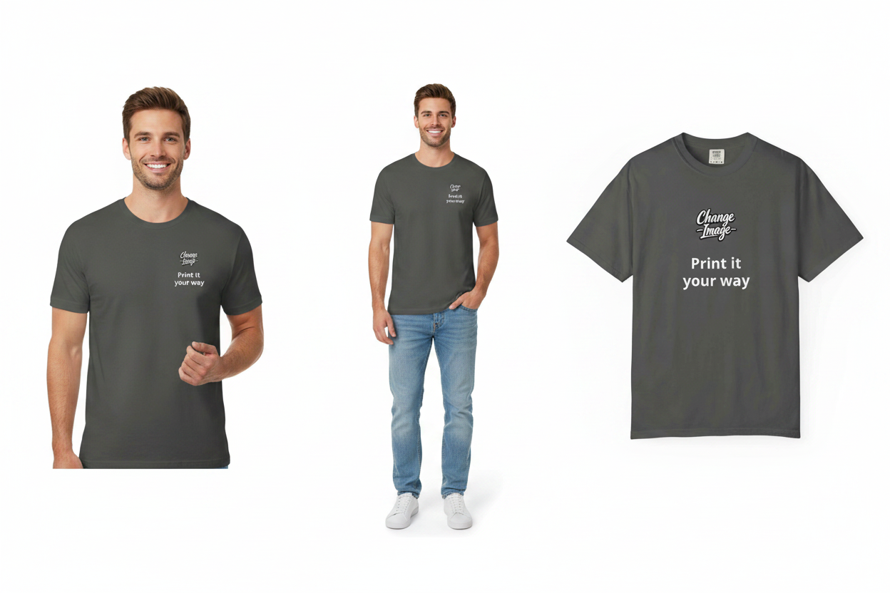 print if your way shirt - center of shirt