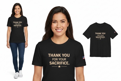 Veterans T-Shirt - Thank You for Your Sacrifice