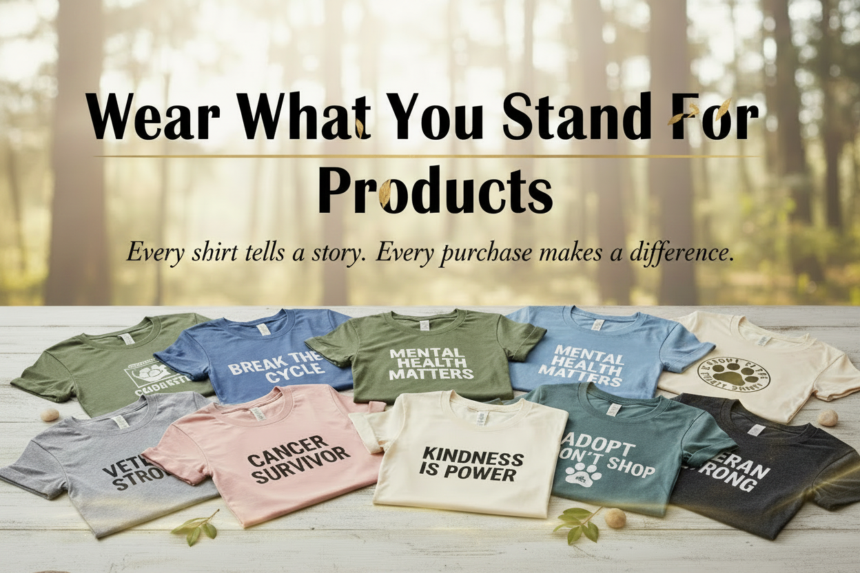 Wear What You Stand For - Quote Banner